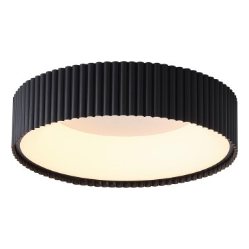 LED-kattovalaisin LED/30W/230V 3000K musta halkaisija 46 cm