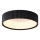 LED-kattovalaisin LED/30W/230V 3000K musta halkaisija 46 cm