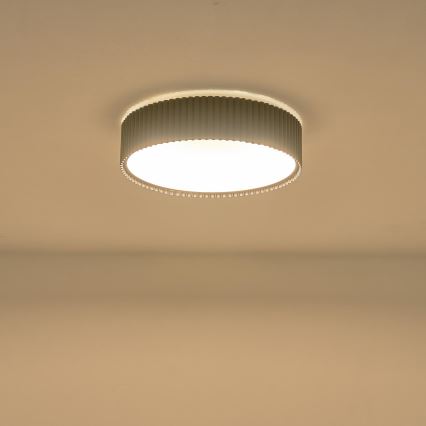 LED-kattovalaisin LED/30W/230V 3000K musta halkaisija 46 cm