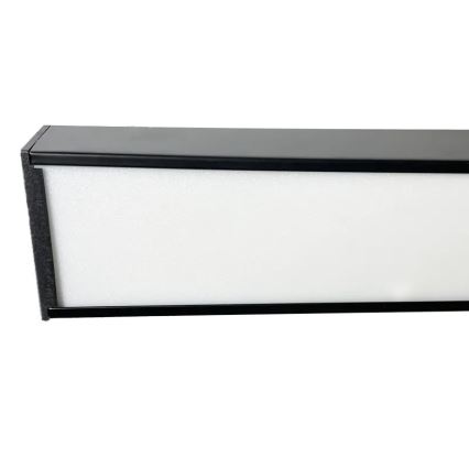 LED-kattovalaisin LED/32W/230V 4000K 120x7 cm musta