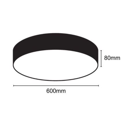 LED-kattovalaisin LED/35W/230V 4000K halkaisija 60 cm