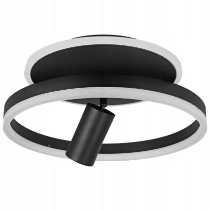 LED-kattovalaisin LED/38W/230V + 1xGU10/30W musta