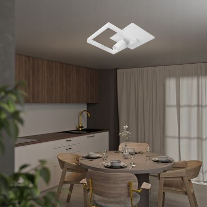 LED Kattovalaisin LED/38W/230V + 1xGU10/30W valkoinen