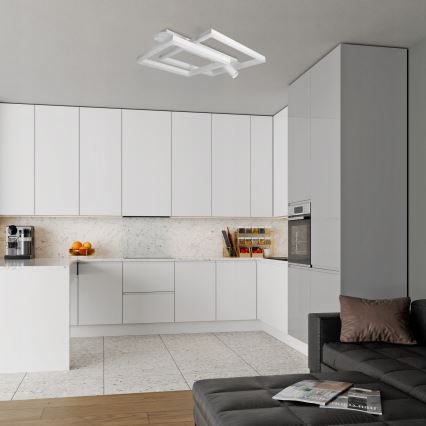 LED-kattovalaisin LED/38W/230V + 1xGU10/30W valkoinen