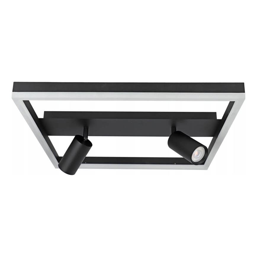 LED kattovalaisin LED/38W/230V + 2xGU10/30W musta