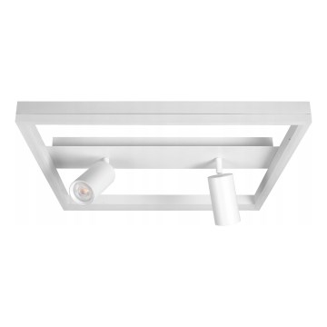 LED-kattovalaisin LED/38W/230V + 2xGU10/30W valkoinen