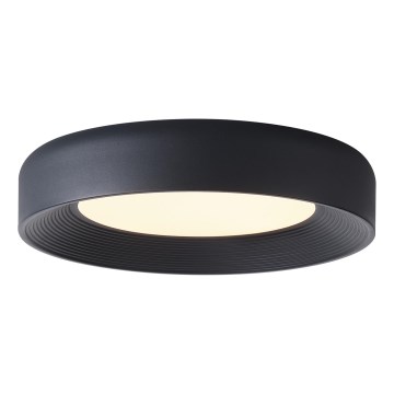LED-kattovalaisin LED/40W/230V 3000K musta halkaisija 50 cm