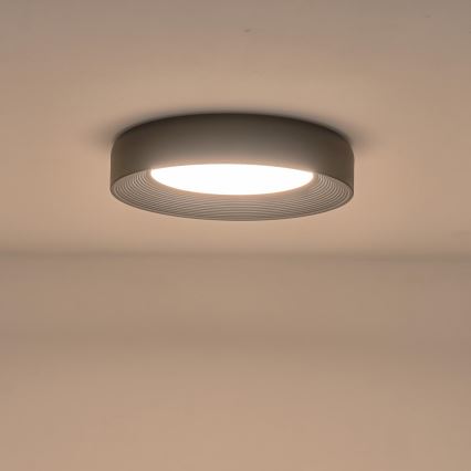 LED-kattovalaisin LED/40W/230V 3000K musta halkaisija 50 cm
