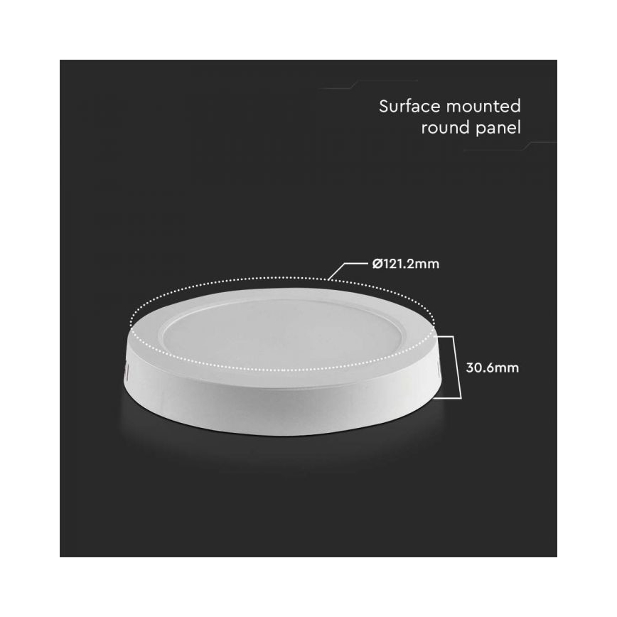 LED-kattovalaisin LED/6W/230V 6500K valkoinen
