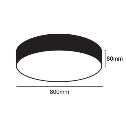 LED-kattovalaisin LED/70W/230V 4000K halkaisija 80 cm