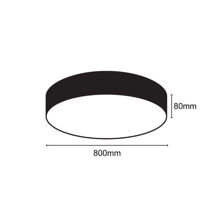 LED-kattovalaisin LED/70W/230V 4000K halkaisija 80 cm