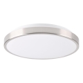 LED-kattovalaisin LIBRA LED/15W/230V, halkaisija 29 cm, kiiltävä kromipinta