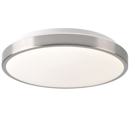LED-kattovalaisin LIBRA LED/15W/230V, halkaisija 29 cm, kiiltävä kromipinta