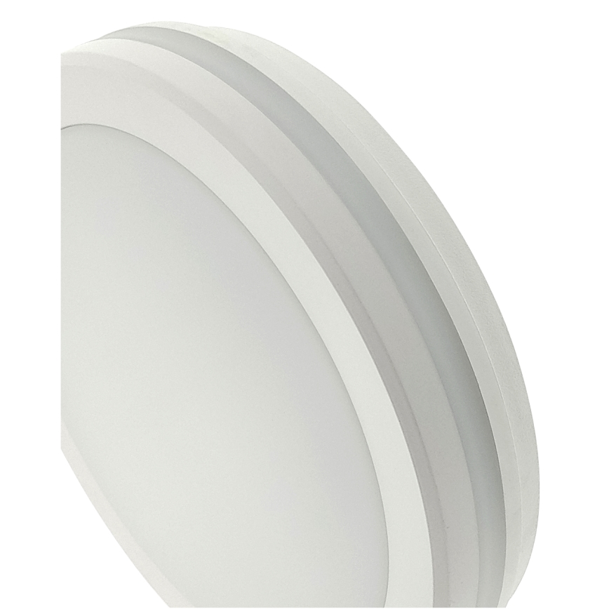 LED-kattovalaisin kylpyhuoneeseen liiketunnistimella LED/20W/230V 3000/4000/6500K halkaisija 23 cm IP54 valkoinen