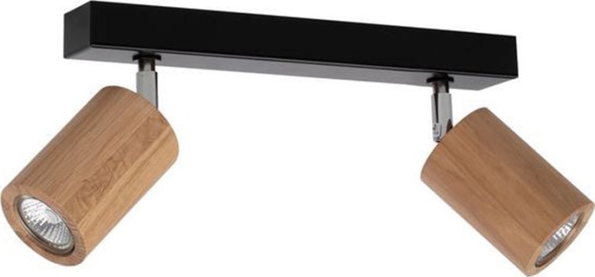 LED-kattovalaisin MATTI 2xGU10/5W/230V tammi