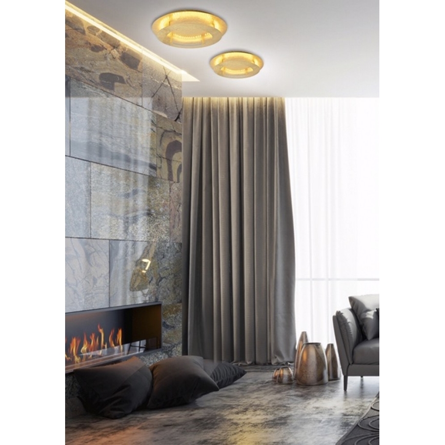 LED-kattovalaisin MERPLE LED/18W/230V kultainen