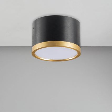 LED-kattovalaisin MIRELLA 1xGX53/6W/230V musta/kulta