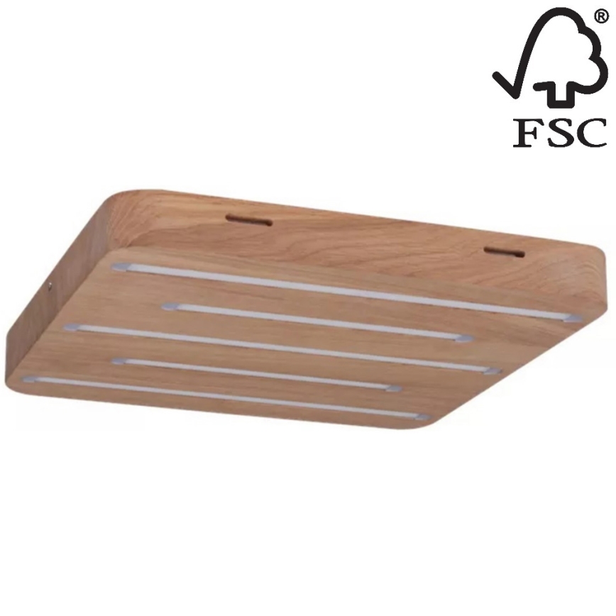 LED-kattovalaisin NEELE LED/19,5W/230V tammi - FSC-sertifioitu