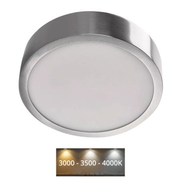 LED-kattovalaisin NEXXO LED/12,5W/230V 3000/3500/4000K halkaisija 17 cm mattakromi