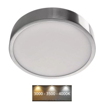LED-kattovalaisin NEXXO LED/21W/230V 3000/3500/4000K halkaisija 22,5 cm kiiltävä kromi