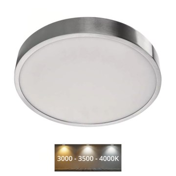LED-kattovalaisin NEXXO LED/28,5W/230V 3000/3500/4000K halkaisija 30 cm kiiltävä kromi