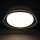 LED-kattovalaisin NIFU LED/17,8W/230V halkaisija 43 cm valkoinen/musta