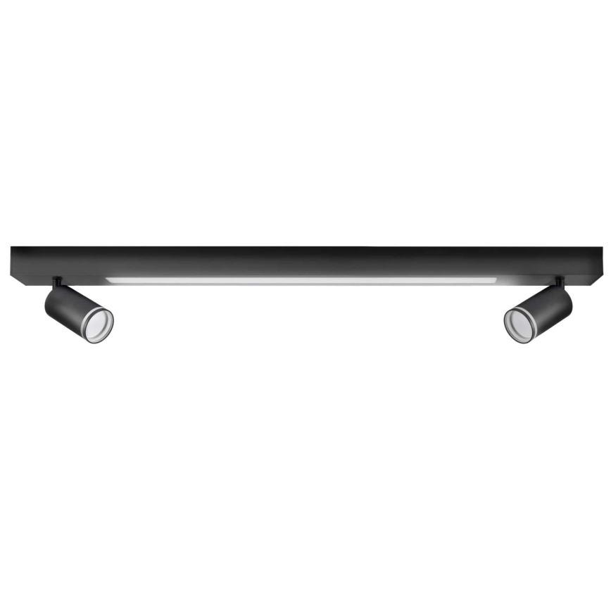 LED-kattovalaisin PARIISI LED/24W/230V + 2xGU10/10W musta