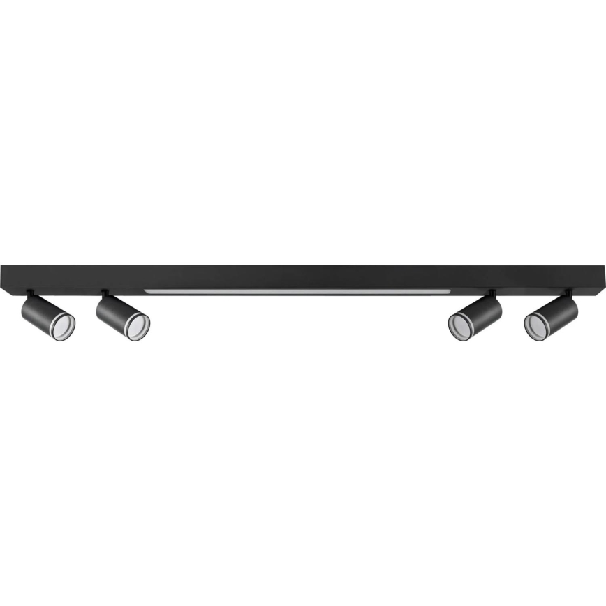 LED-kattovalaisin PARIISI LED/24W/230V + 4xGU10/10W musta