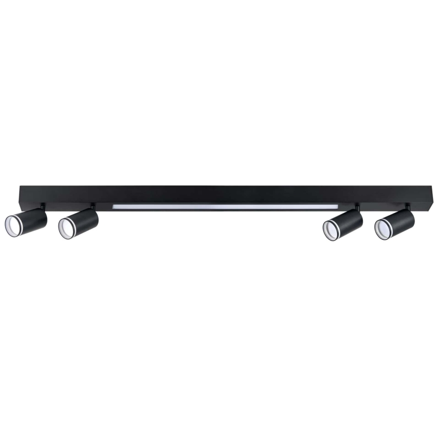 LED-kattovalaisin PARIISI LED/24W/230V + 4xGU10/10W musta