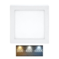 LED-kattovalaisin RAFA LED/12W/230V 3000/4000/6000K 17x17 cm valkoinen