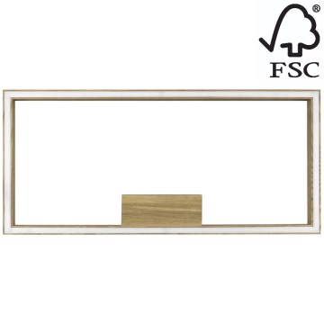 LED Kattovalaisin RAMME LED/34W/230V matta tammi - FSC-sertifioitu