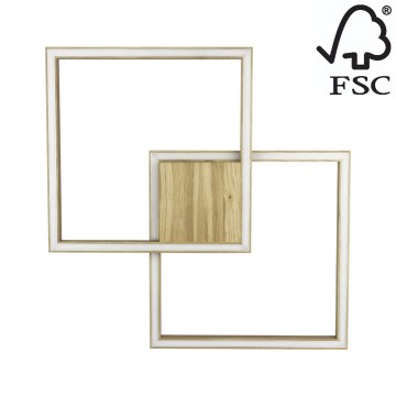 LED-kattovalaisin RAMME LED/48W/230V matta tammi - FSC-sertifioitu