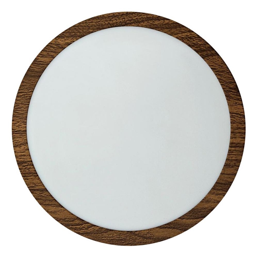 LED-kattovalaisin RING LED/18W/230V 4200K halkaisija 21 cm ruskea