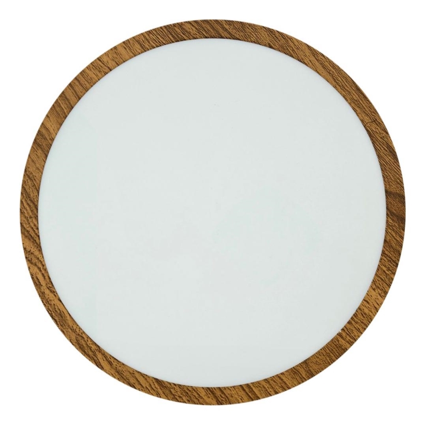LED-kattovalaisin RING LED/24W/230V 4200K halkaisija 28,5 cm ruskea