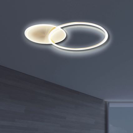 LED-kattovalaisin ROMAN LED/33W/230V 4000K kulta