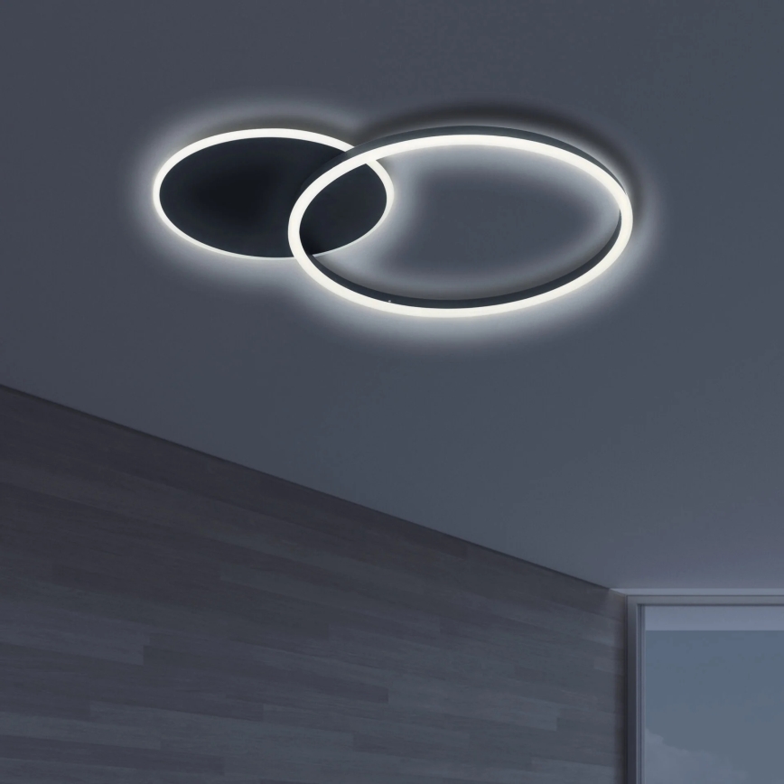LED-kattovalaisin ROMAN LED/33W/230V 4000K musta