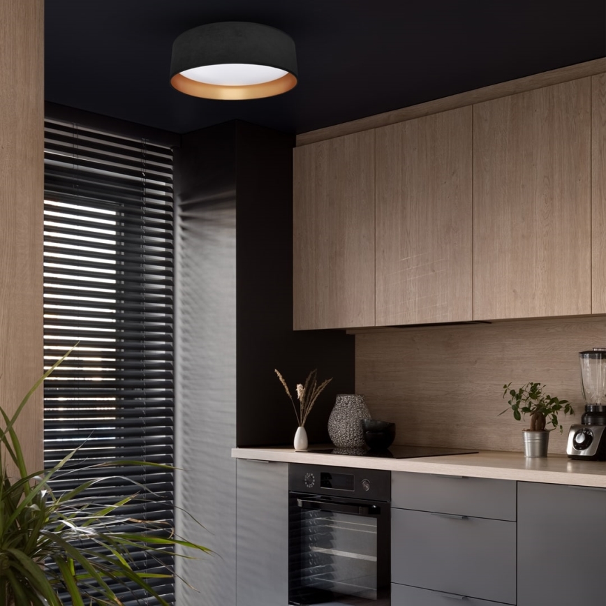 LED-kattovalaisin RONDO LED/18W/230V musta