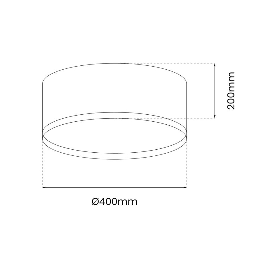 LED-kattovalaisin RONDO LED/18W/230V vihreä