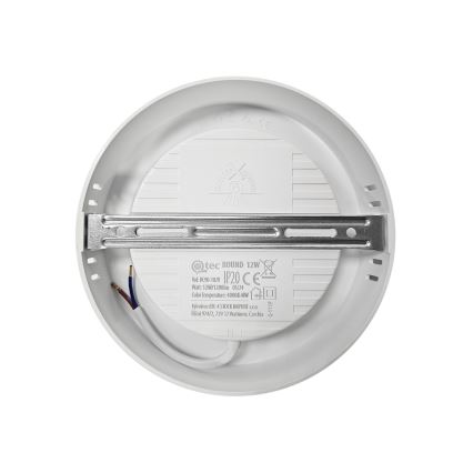 LED-kattovalaisin ROUND LED/12W/230V 4000K halkaisija 16,7 cm valkoinen
