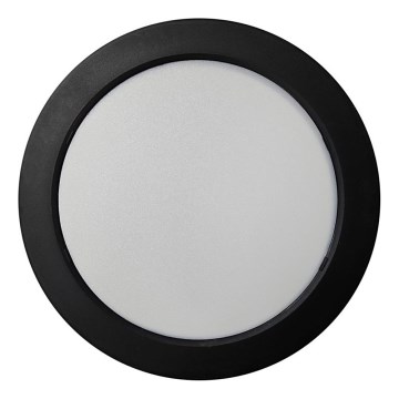 LED-kattovalaisin ROUND LED/18W/230V 4000K halkaisija 21,7 cm musta