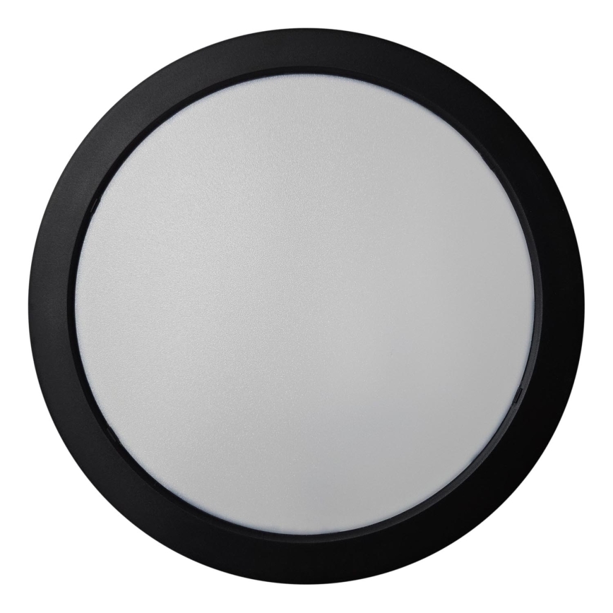 LED-kattovalaisin ROUND LED/24W/230V 4000K halkaisija 28,8 cm musta