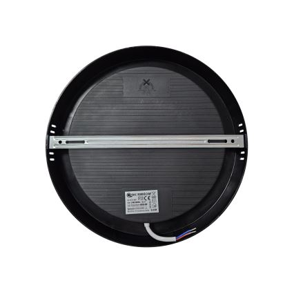 LED-kattovalaisin ROUND LED/24W/230V 4000K halkaisija 28,8 cm musta