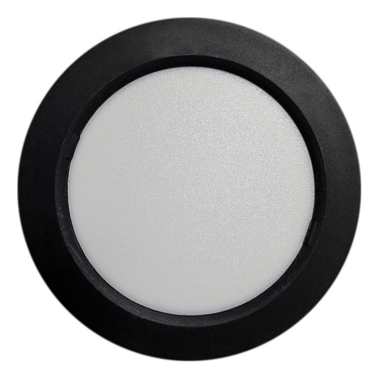 LED-kattovalaisin ROUND LED/6W/230V 4000K halkaisija 12,1 cm musta
