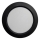 LED-kattovalaisin ROUND LED/6W/230V 4000K halkaisija 12,1 cm musta