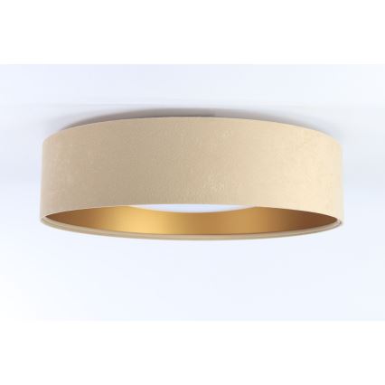 LED Himmennettävä kattovalaisin SMART GALAXY LED/24W/230V d. 45 cm 2700-6500K Wi-Fi Tuya beige/kulta + kaukosäädin