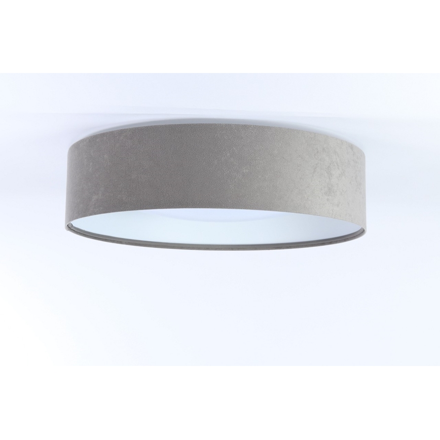 LED Himmennettävä kattovalaisin SMART GALAXY LED/24W/230V d. 45 cm 2700-6500K Wi-Fi Tuya harmaa/valkoinen + kaukosäädin