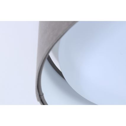 LED Himmennettävä kattovalaisin SMART GALAXY LED/24W/230V d. 45 cm 2700-6500K Wi-Fi Tuya harmaa/valkoinen + kaukosäädin