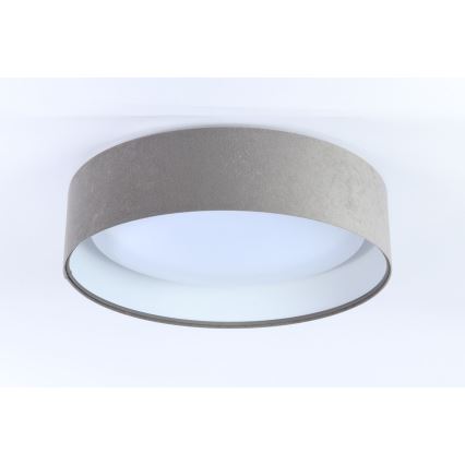 LED Himmennettävä kattovalaisin SMART GALAXY LED/24W/230V d. 45 cm 2700-6500K Wi-Fi Tuya harmaa/valkoinen + kaukosäädin