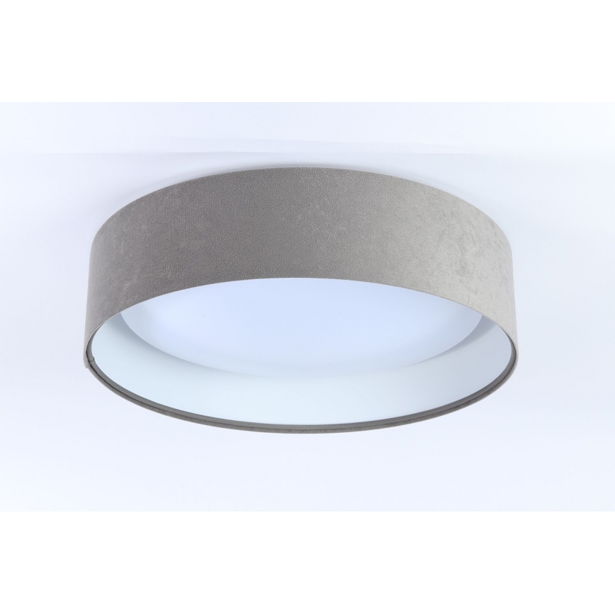 LED Himmennettävä kattovalaisin SMART GALAXY LED/24W/230V d. 45 cm 2700-6500K Wi-Fi Tuya harmaa/valkoinen + kaukosäädin