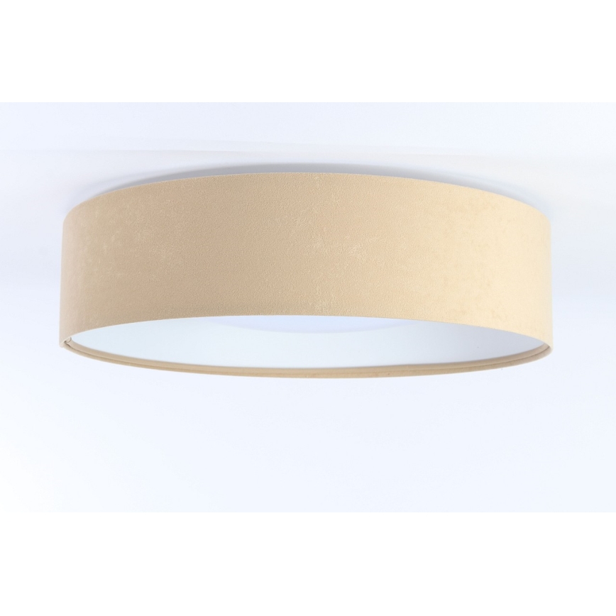 LED Himmennettävä kattovalaisin SMART GALAXY LED/36W/230V d. 55 cm 2700-6500K Wi-Fi Tuya beige/valkoinen + kaukosäädin